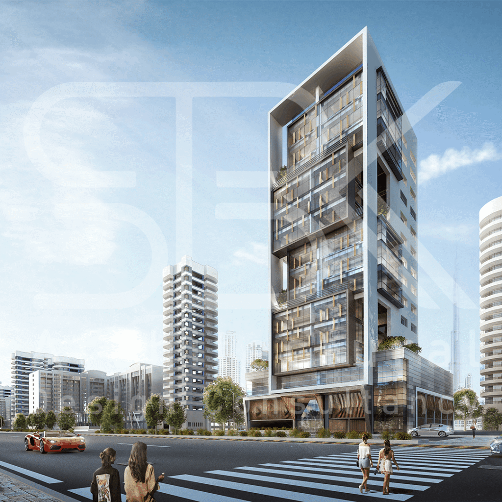 مشروع مبنى G+14 في منطقة الجدّاف