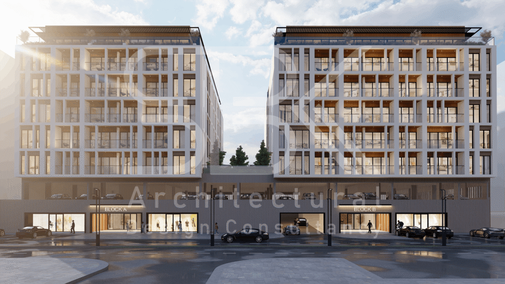 مشروع مبنى G+5+R homepsgeفي وادي الصفا 3