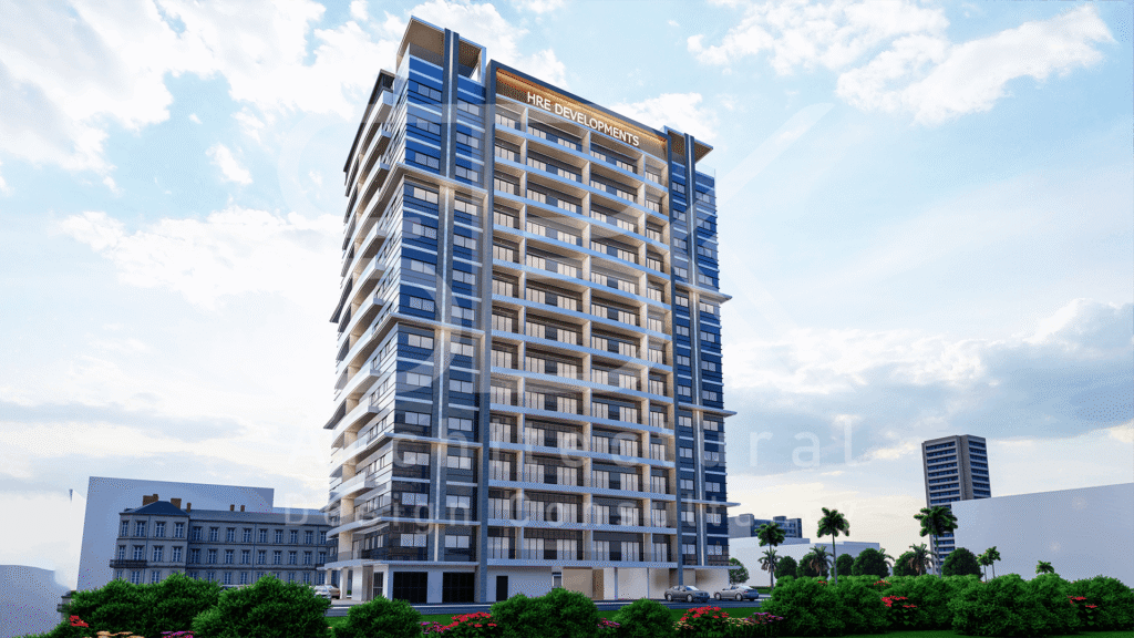 مشروع مبنى سكني G+13 homepageفي مدينة دبي الرياضية