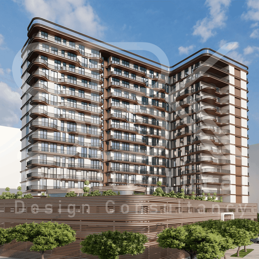 برج G+2P+14 في جزر دبي